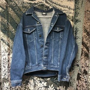 Vintage Denim Jean Jacket Blue Denim Wash